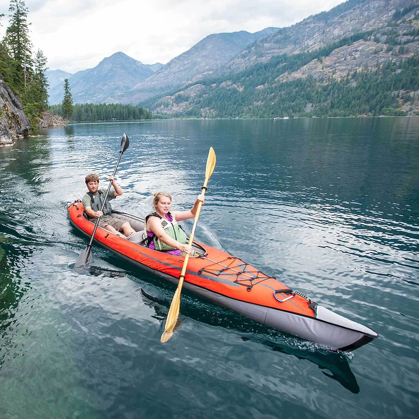 Pelican Sport Advanced Elements Inflatable ADVANCEDFRAME® Convertible Elite Kayak 2 Pelican Sport Advanced Elements Inflatable ADVANCEDFRAME® Convertible Elite Kayak - Image 2